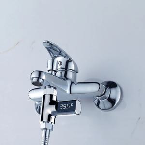 유아목욕수전 LED 자가발전 샤워기 온도계