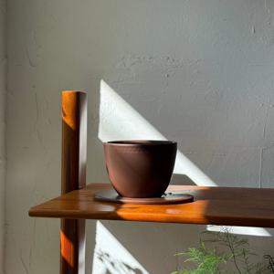 빈티지 화분 - Brown stich