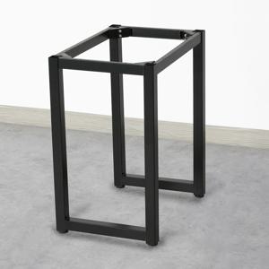 원목 상 다리 조절발 600 x 400 H700 셀프인테리어 DIY 블랙 철제 네모 프레임