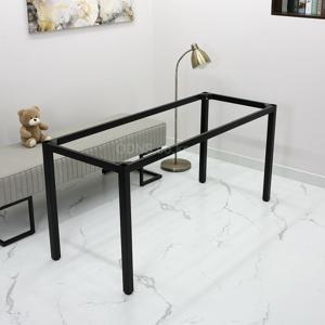 책상 다리 높이기 금속 가구 프레임 1500 x 550 H700 40각 DIY 철제 조절발