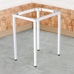 테이블프레임 원목가구다리발 500x400 H700 코너볼트 화이트 분체도장 TW5040