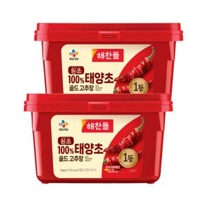 해찬들 원조 태양초 고추장 3kg*2개