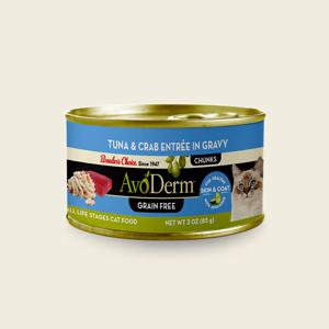 고양이 주식 캔 그레인프리 참치&게살 85g 캔 (낱개)