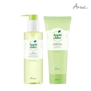 애플 사이다 딥 클렌징 2종(오일 200ml+클렌징폼 150ml)