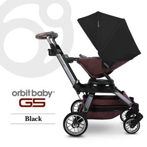 오르빗G5 360도 회전형 신생아 디럭스 유모차 - 모카시트(프레임/선쉐이드:색상선택)