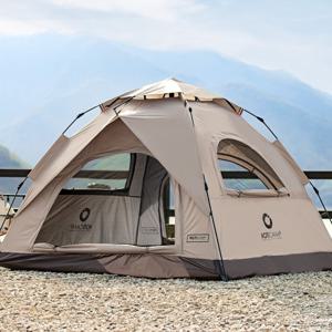 컴포트 원터치텐트 프리미엄 플러스 4인용 탄