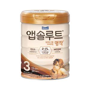 앱솔루트 명작 2FL(HMO) 분유 3단계(12~24개월) 800g 1캔