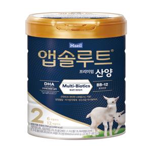 앱솔루트 프리미엄 산양 750g 2단계(6~12개월) 1캔