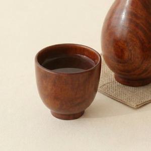 옻칠 나무 사케 정종 소주잔 감성 우드 캠핑 술잔