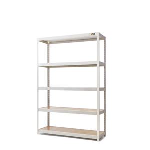 몬스터랙플러스 w1200 5단 무볼트 조립식앵글 철제 수납선반