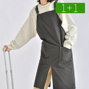 1+1 앞트임 방수 앞치마 폴리에스테르 원피스형 남녀공용 주방앞치마