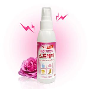 옷 정전기방지 스프레이 (로즈향) 섬유탈취제