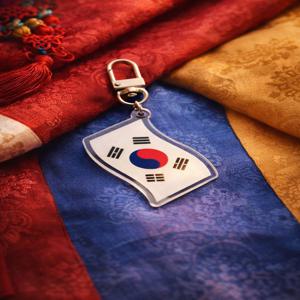 태극기 키링 기념품 악세사리 가방키링 한국기념품 미니 외국인친구선물 한국전통 열쇠고리