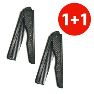 신사용 절빗 1+1 (블랙)휴대 헤어 접이식 머리빗