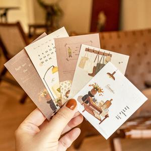 빈티지 날짜 일상 요일 배경지 종이 인테리어 다꾸 메모지 다이어리꾸미기