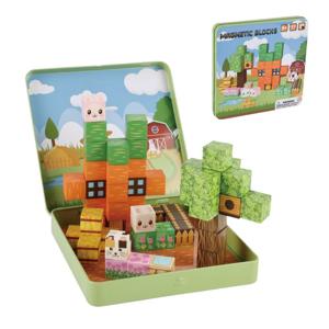 유아여행용 틴케이스 미니큐브블럭 49PCS세트 당근마을/숲속마을시리즈