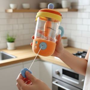 당근 믹서 믹서기 인형 키링 야채 채소 하찮은 스트레스해소 움직이는 장난감 웃긴 쓸데없는