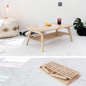 [리퍼] 원목 접이식 심플리 테이블 2sizes