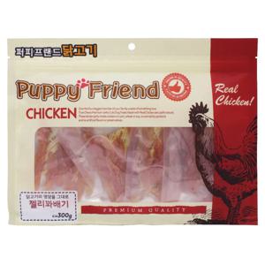 대용량강아지간식 대포장 300g 치킨젤리꽈배기