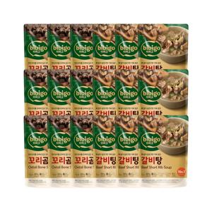비비고 꼬리곰탕 460g x9개+갈비탕 400g x9개