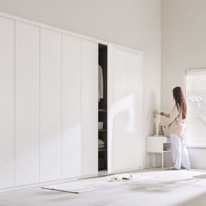 드로잉 E0등급 무광 여닫이 붙박이장 옷장 장농 30cm