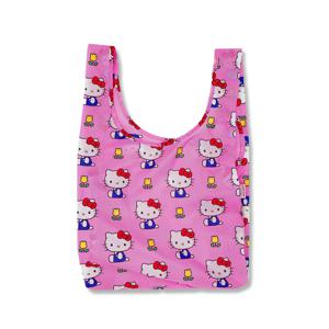 휴대용 장바구니 접이식 시장가방 Hello Kitty Pink