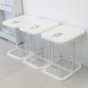 30L 대용량 분리수거함 비닐 거치 DIY