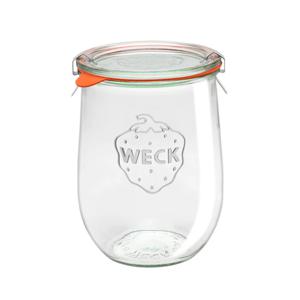 튤립쉐이프1060ml(745) 독일 웩 밀폐용기 클립+고무링 세트상품