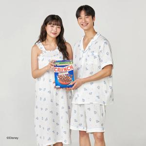 디즈니 도날드 덕 요루면 반팔 파자마 상하세트 2 size