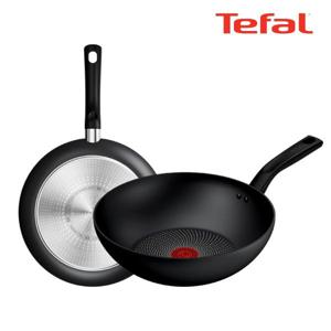 테팔 인덕션 티타늄 델리시오 2종세트 (프라이팬 28cm + 볶음팬 28cm)