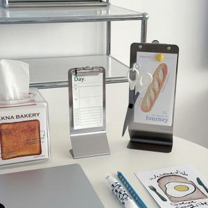 스텐 빌지 클립 메모보드 스탠드 마그네틱 자석보드 메모홀더