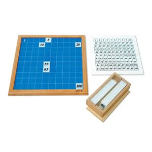 연속수 100판 원목 수학교구 6세 7세 숫자판 수세기 숫자놀이