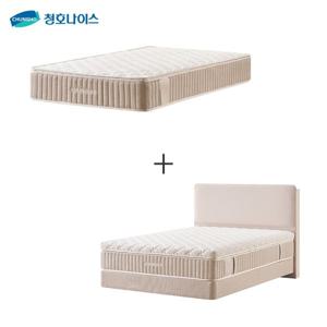 [렌탈] 쿠션형 헤드보드 프레임 FC + 매트리스 온리 드림 S/SS/Q