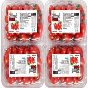 스테비아 대추방울토마토 단마토 레드 2kg (500g x 4팩)