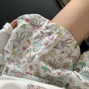 잠옷 반바지 순면 카툰 해파리 젤리피쉬 여름 홈웨어 1color
