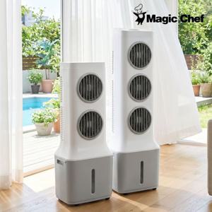 BLDC 냉풍기 2구 가정용 냉선풍기 이동식 간이에어컨 얼음 냉방기