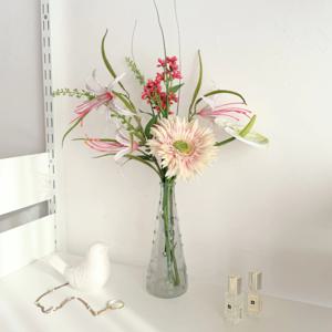 Airy Summer 실크플라워 조화 꽃 & 화병 플랜테리어 인테리어 집꾸미기 세트