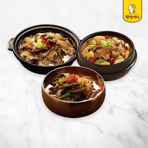 명품육개장 600g 2팩+된장찌개 500g 2팩+뚝배기불고기 410g 2팩