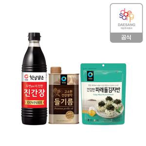 본사직영 들기름 막국수세트 (들기름350ml + 진간장840ml + 파래돌김자반50g)