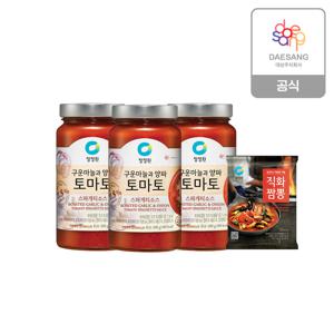 본사직영 짬뽕파스타 세트 (토마토스파게티소스600g 3개 + 직화짬뽕분말96g 1개)