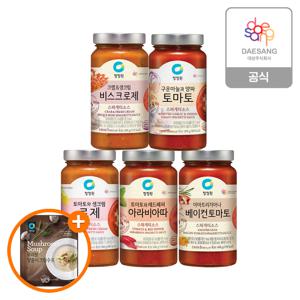 본사직영 파스타소스600g 5종(로제,토마토 외) x 4개 + (증정)양송이크림수프60g