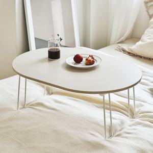 [리퍼] 라운드 접이식테이블 좌식 거실테이블