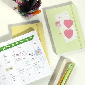 new 딜라이트 로그 위클리 타임플래너 (만년형)