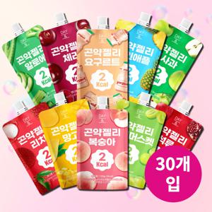 데이앤 2kcal 곤약젤리 10종 에브리데이팩 150g X 1박스(30팩)~