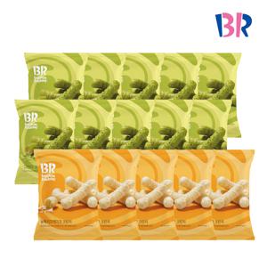 그린티 크런치 55g x 10봉 + 뉴욕치즈케이크 크런치 55g x 5봉