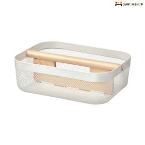 RISATORP 칸막이 철제 바구니 (소/33x24x11cm)