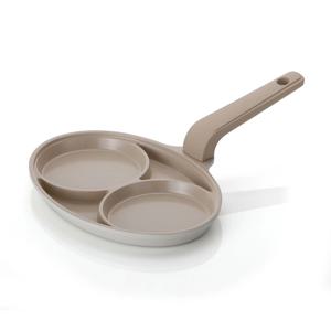 더블더블유 IH 인덕션 세라믹 에그팬 2구 계란후라이팬 21cm