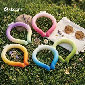 파스텔 그라데이션 아이스 넥밴드 링 얼음 목걸이 아이스 넥쿨러