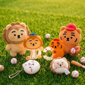 뚱랑이 야구공 아크릴 카라비너 2types