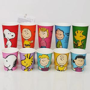 스누피 종이컵 5p세트 9oz